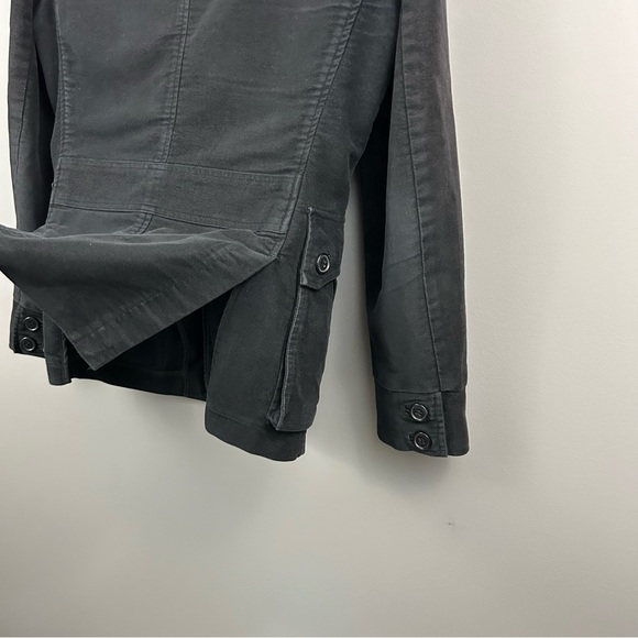 Selected Antique Moleskin Blazer Jacket Black Size 48 - Picture 10 of 16